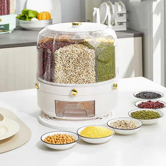 Maximize Pantry Space: The Ultimate Guide to 360 Degree Rotating Food Storage Container