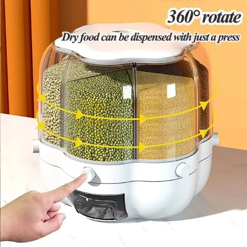 360 Degree Rotating Grain Storage Container Sealed Insect Proof