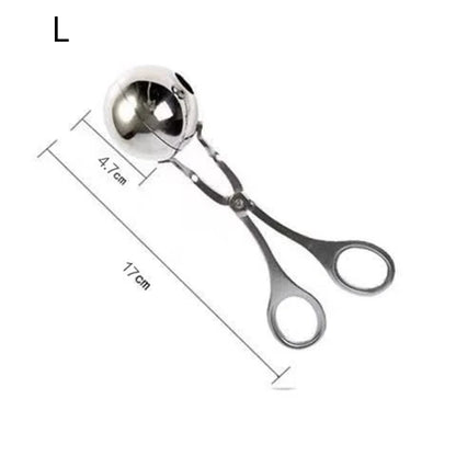 Stainless Steel Meat Ball Maker Tool Clip Round Rice Ball Shaper Spoon Meatball Making Mold Non Stick Stuffed Kitchen Gadget