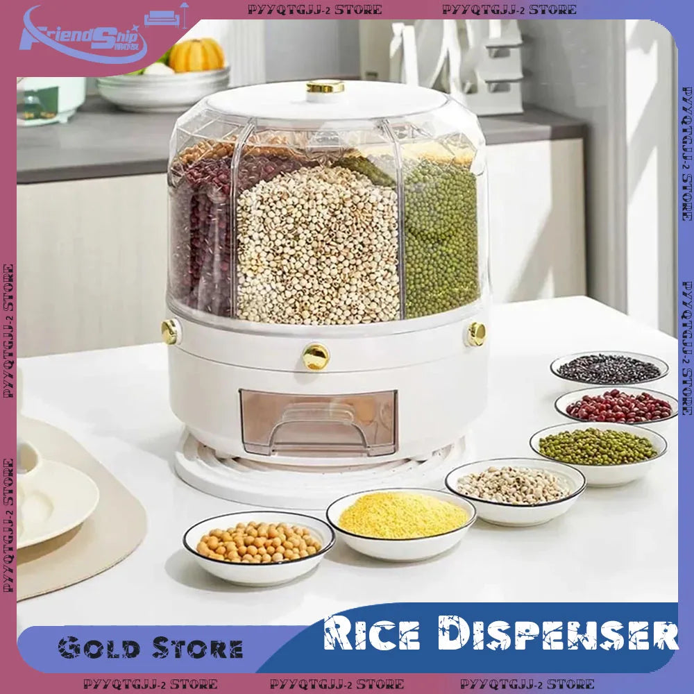 360 Degree Rotating Grain Storage Container Sealed Insect Proof